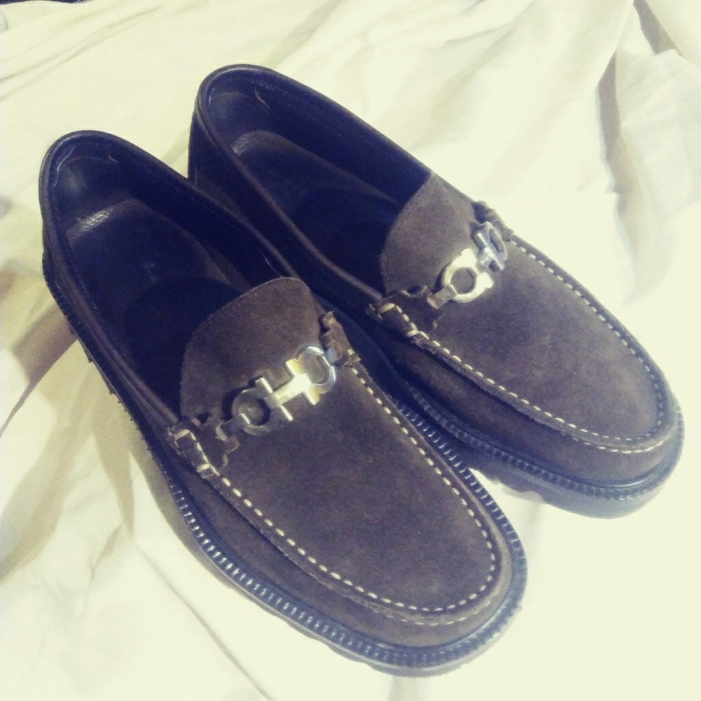 Salvatore Ferragamo Lug-Sole Loafers